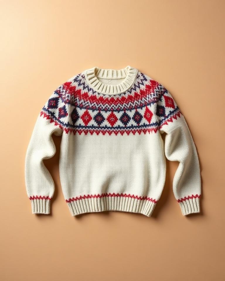 Fair Isle Knit Sweater