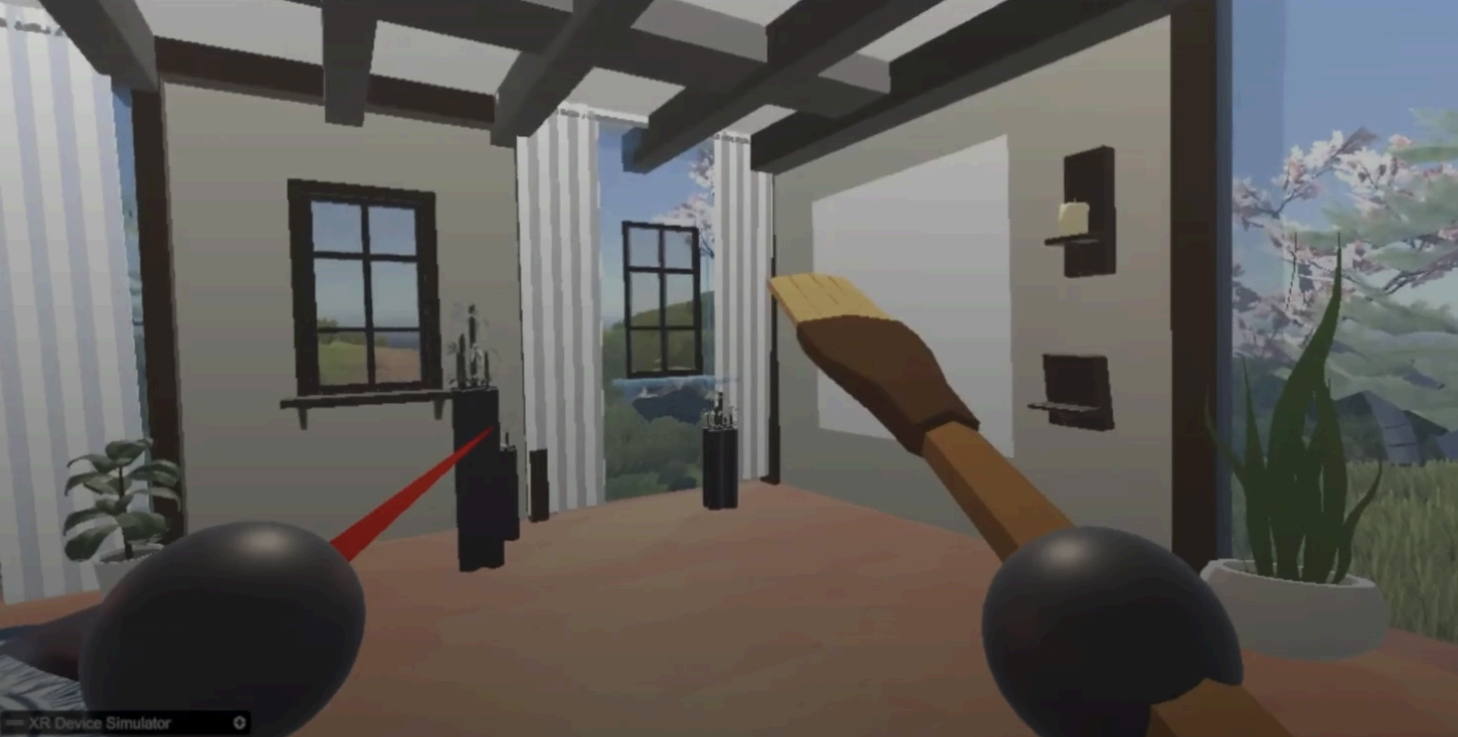 Grabbable paintbrush